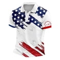 thumbnail image 4 of Leey-World Usa Shirts for Men Men Boys 4th of July T-Shirt(White,L), 4 of 4