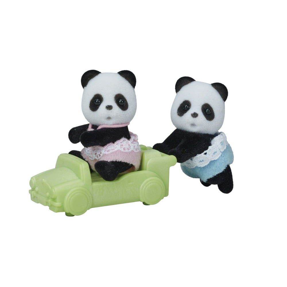 Calico Critters Wilder Panda Bear Twins, Set of 2 Collectible Doll