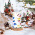 thumbnail image 2 of Yayeee Flameless Candles with Remote Flickering Battery Operated Multi Color Changing, Blue Retro Triangles, 2 of 7