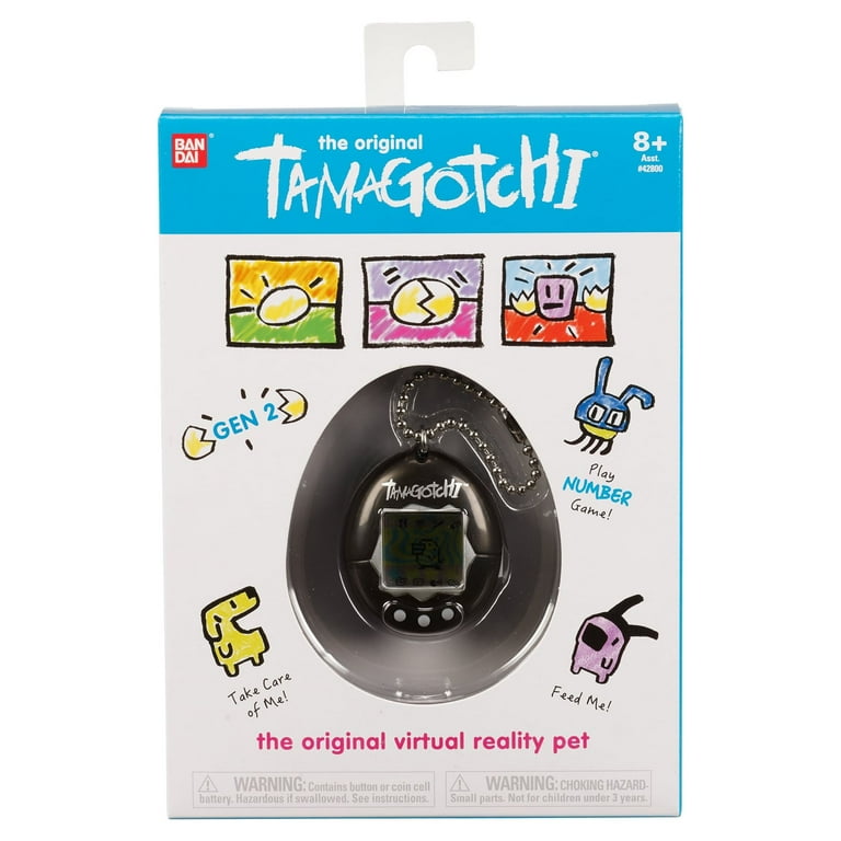Original Tamagotchi - Black with Silver Electronic Pet Original Tamagotchi - Black with Silver Electronic Pet