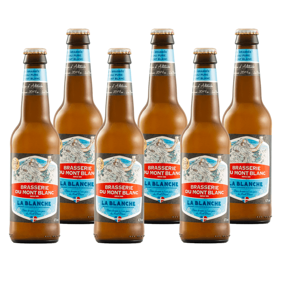 Six Pack Cerveza Mont Blanc La Blanche 330 Ml Montblanc Cerveza Blanca