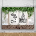 thumbnail image 3 of Fairy Tale Books Backdrop Once Upon A Time Photography Background Green Leaves Wall Castle Magic Book Wedding Birthday Party Decorations Banner Supplies Photo Booth Props, 3 of 5