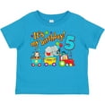 thumbnail image 3 of Inktastic Its My Birthday Circus Train 5th Birthday Boys or Girls Toddler T-Shirt, 3 of 5