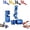 Blue, variant on 2026 Upgraded Tall Stair Gauges for Framing Square, Hexagonal Stable Lock with Holder & Hook, Anti-Wobble Design for Framing Square & Speed Square, Woodworking Layout Tools (Blue)