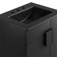 thumbnail image 3 of Modway Miles Meuble-Lavabo de Salle de Bain 24” Noir Noir, 3 of 12