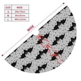 thumbnail image 3 of Pofeuu Bat Print Christmas Tree Skirt, Merry Christmas Skirt Xmas Tree Ornaments for Xmas Holiday Party Decorations-36", 3 of 7