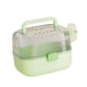 thumbnail image 3 of Jaula para hámster con botella de agua, multiusos, transpirable, para hámster, estuche de transporte para erizos, animales pequeños, ratones y jerbos. Verde, 3 of 8