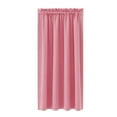 thumbnail image 3 of ZhyrZng Blackout Curtains 63 Inch Length, Energy Saving & Noise Reducing Bedroom Curtains, Rod Pocket Room Darkening Drapes for Bedroom Living Room,Set of 2 Curtain Panels(Pink), 3 of 4