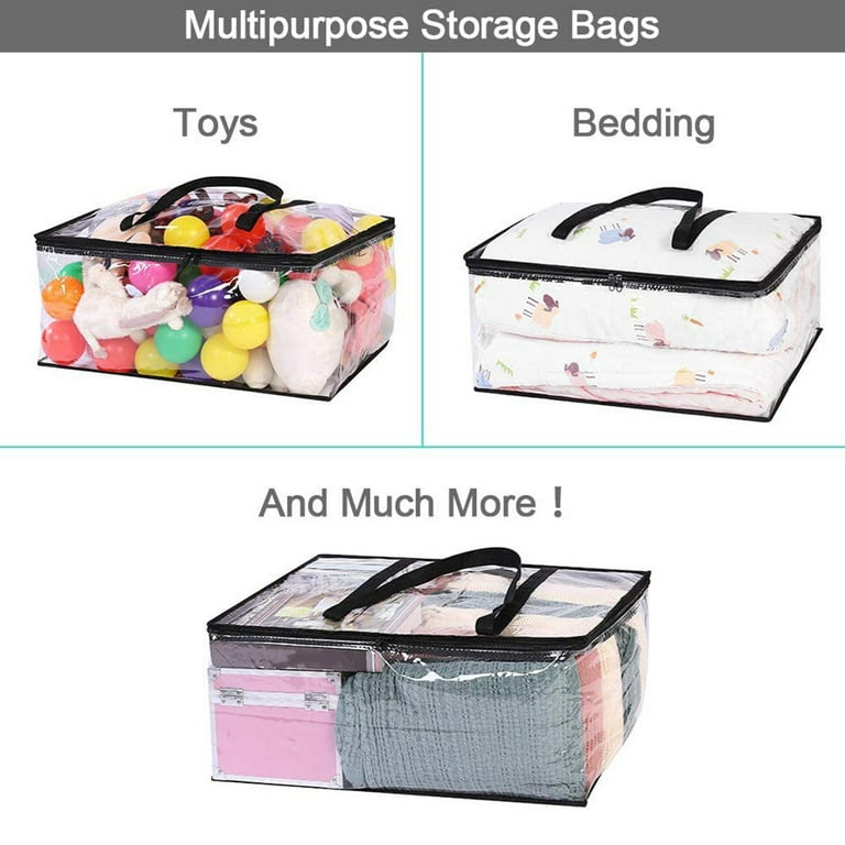 Transparent clothes storage bags hotsell