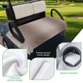 thumbnail image 5 of Golf Cart Seat Covers for 2 Seater,Brown Ombre Microfiber Cart Seat Towel Blanket,Modern Abstract Art Farmhouse Gradient Absorbent Breathable Non Slip Bench Seats Protector for Golf Course 51"x31", 5 of 9