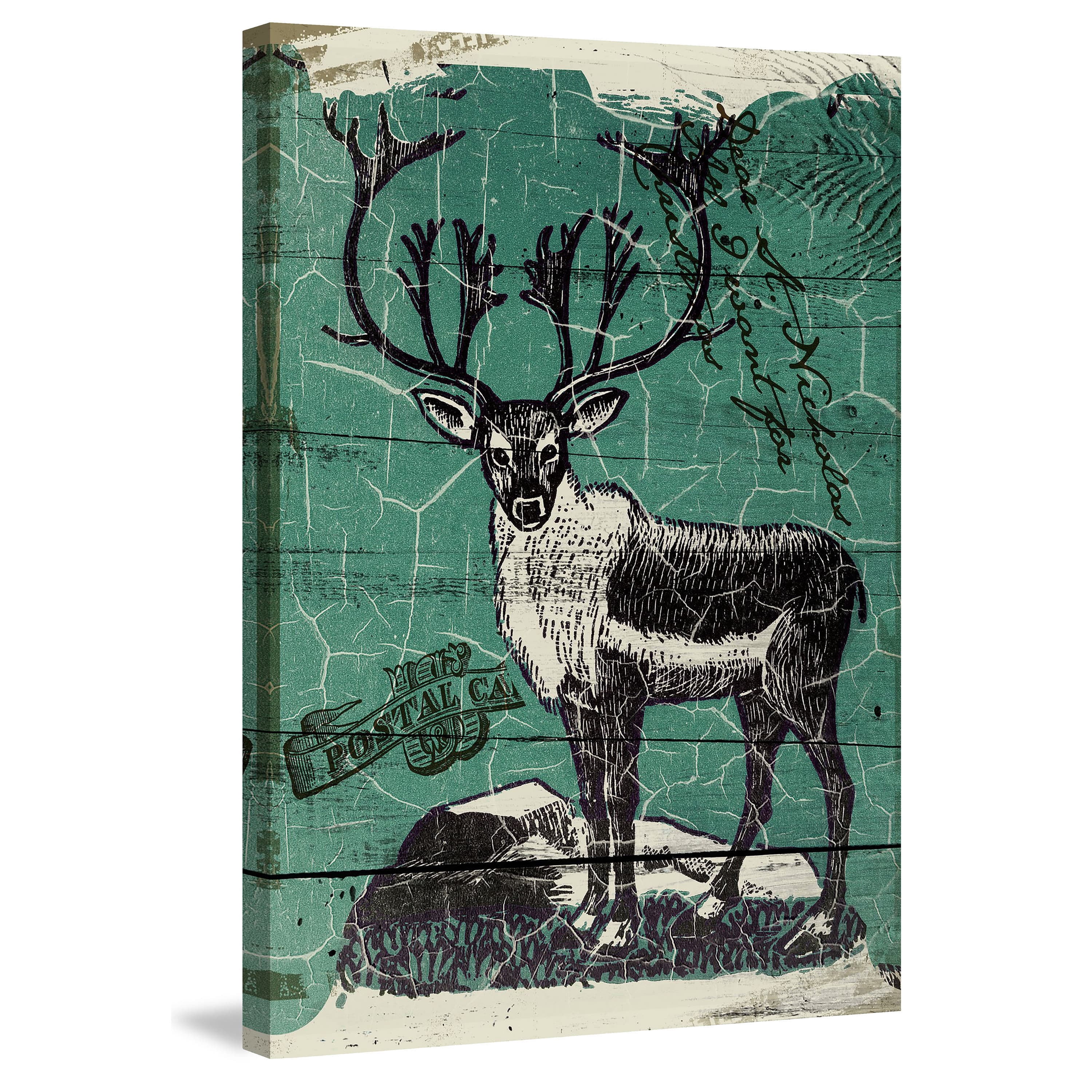 "Woodland" Painting Print on Wrapped Canvas