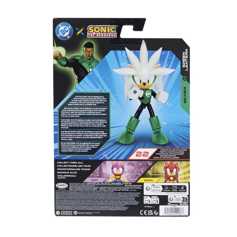 Sonic X DC Silver As Green Lantern 5 inch Action Figure - Walmart.com
