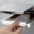 thumbnail image 3 of Porte-papier Toilette, 2 Pcs Support de Rouleau de Papier Toilette Remplacement de Rouleau à Ressort, Blanc, 3 of 4