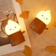 thumbnail image 1 of Luces de noche Año Nuevo Regalo de Navidad Tocón de árbol Llama Luz de noche Carga USB Mesilla de noche Acompañamiento Luz para dormir Lámpara de llama, 1 of 9