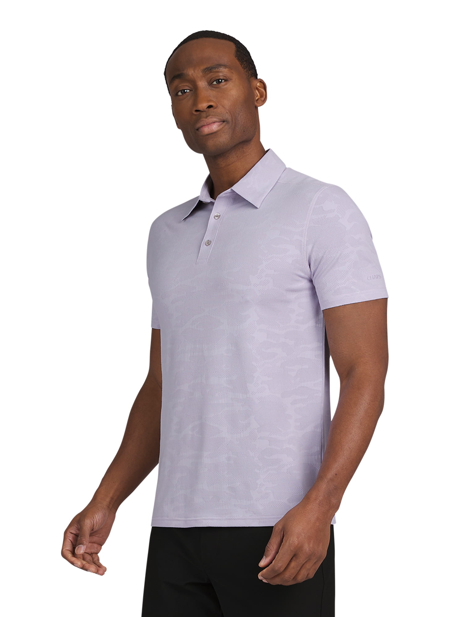 Chaps Golf Men's and Big Men's Classic Fit Short Sleeve Camo Stretch Polo Shirt