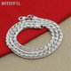 thumbnail image 5 of Collar con colgante de plata de ley 925 con forma de corazón y trébol de cuatro hojas con número de la suerte 5, cadena de 18 pulgadas para mujer, joyería de boda, 5 of 5