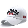 thumbnail image 6 of 2022 Hot men's baseball cap for women snapback hat CANADA embroidery bone cap gorras casual casquette men Running cap hat Canada Dad Hat Maple Leaf Flag Cap Embroidered Unisex, 6 of 6