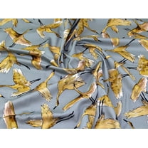 Lady McElroy Stretch Woven Cotton Twill Fabric Duck Egg - per yard