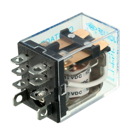 DC 12V Coil 10A 240VAC 28VDC Electromagnetic Relay JQX-13F2ZA 8 Pin DPDT price history on PriceWatchPro