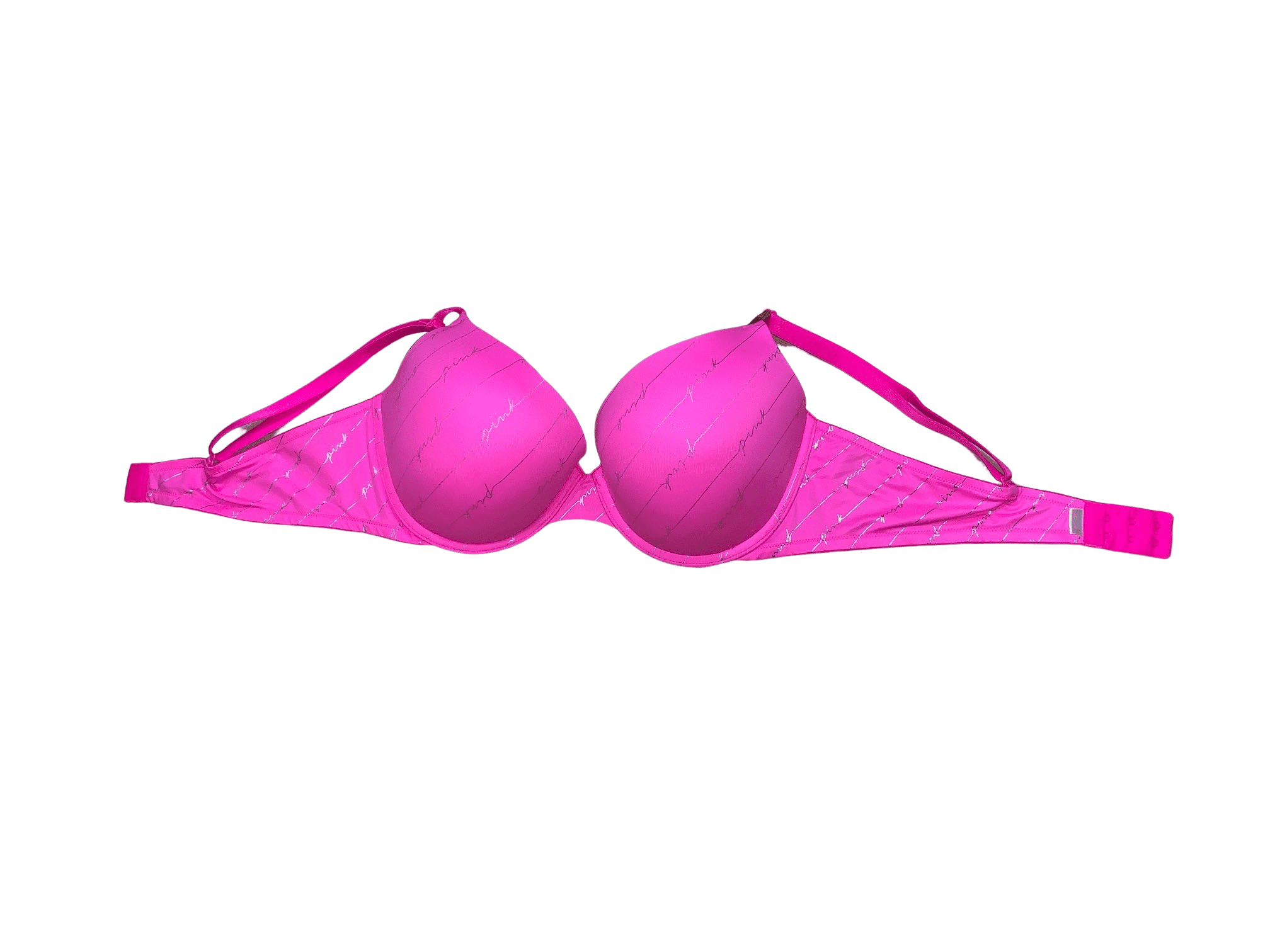 Victoria's Secret bombshell bra 34c with colored decorations.