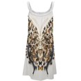 thumbnail image 4 of Gothic Skull Lover Women's Summer Dresses 2025 Beach Casual Sleeveless Floral Print Tank Loose Sundress, 4 of 8