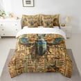 thumbnail image 2 of Erosebridal 3D Insect Animal Bedding Full Size, Egyptian Pattern Comforter Sets with Sheets, Reversible 7 Pieces, 2 of 5