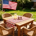 thumbnail image 6 of Independence Day Table Runner Flag and Star Patterns Placemat Holiday Party Decoration 33x183cm Table Runner, 6 of 6