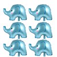 thumbnail image 1 of 6Pcs Blue Elephant Foil Balloons for Childrens Birthday and Home Decorations, 1 of 8