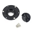 thumbnail image 4 of S SERENABLE Fuel Tank Lid Modified Portable Practical Professional Accs Metal Black, 4 of 7