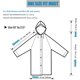 thumbnail image 2 of Chubasquero de EVA portátil Poncho reutilizable con capucha y puños elásticos $ Chubasquero protector Poncho con botones Moda para hombres y mujeres adultos Chubasquero de EVA grueso $ Chubasquero de, 2 of 5