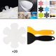 thumbnail image 5 of 20 piezas de cinta adhesiva antideslizante para habitaciones, escaleras, superficies resbaladizas, color blanco Sharpla Pegatinas de bañera, 5 of 8