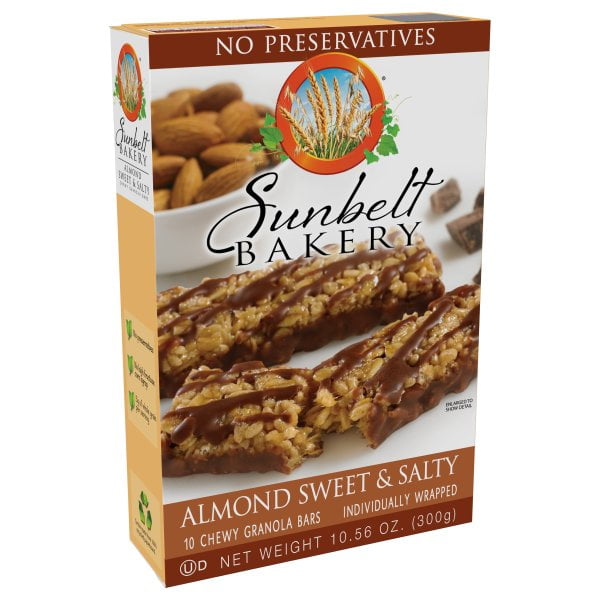 Sunbelt Bakery Sweet & Salty Almond Granola Bars, 11 oz