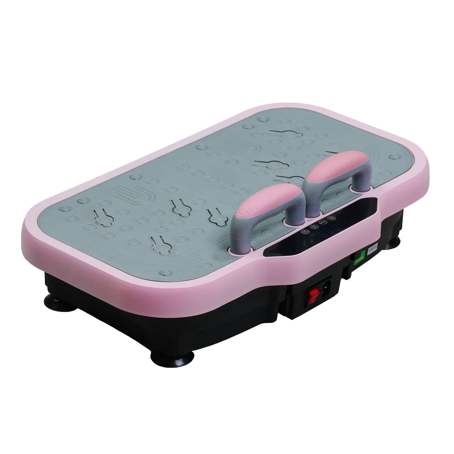 Whole Body Vibration Plate Exercise Machine with Dual Handles, 120 Speed Levels Fitness Platform for Weight Loss Lymphatic Drainage Home Gym Workout