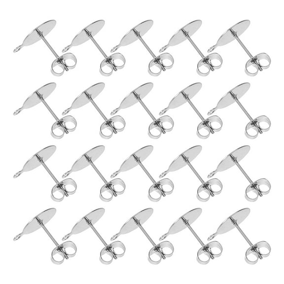 OFFIGAM 100 Sets Stainless Steel Earring Backs for Women, Jewelry Making Supplies, Special Occasion Accessories