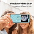 thumbnail image 6 of Allytechgroup Galaxy Flip 7 Case with Ring Holder Stand, Premium PU Leather Stylish Shockproof Anti-Scratch Portable Phone Case Cover for Samsung Galaxy Z Flip7, Green, 6 of 8
