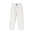 thumbnail image 4 of Xecao Rabbit And Carrot Men's Straight Lounge Pajama Pants: The Ultimate in Comfortable Sleepwear, 4 of 9