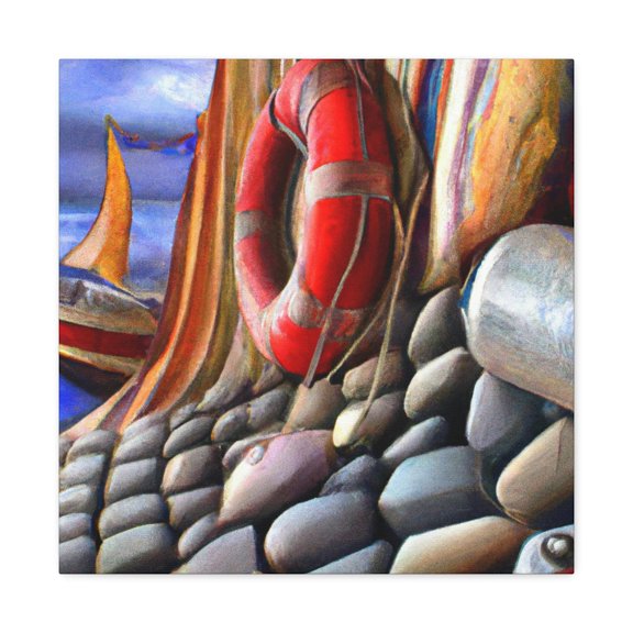 Life Raft Voyage - Canvas
