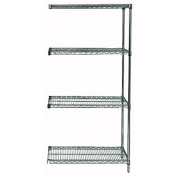 Quantum Storage AD74-2148P Wire Shelving Add-On Unit Proform - 21 x 48 x 74 in.