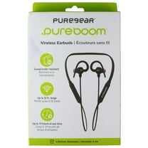 PureGear PureBoom Sport Wireless Earbuds with Built-in Mic - Black