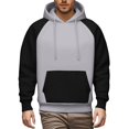 thumbnail image 5 of Yiaimeir Casual Pullover Hoodie for Men Women Unisex Long Sleeve Sweatshirt Kangaroo Pocket Soft Comfortable Wearable, 5 of 7