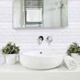 thumbnail image 4 of NETSENG Tile Stickers For Kitchen Bathroom, Self Adhesive Kitchen Backsplash, Waterproof Tile Adhesive Decorative Wall Sticker Tiles 2 Pieces BattqxTile Stickers For Kitchen Bathroom, Self, 4 of 5