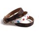 thumbnail image 3 of Juego de collar de 1 pieza (celosía marrón), pañuelo ajustable para caminar al aire libre para gatos y cachorros JM, 3 of 3