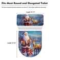 thumbnail image 5 of HELLHERO Polyester Toilet Lid Cover Set for Household Thankful Fall Toilet Seat Covers with Adjustable 2 Piece Set, Christmas Gifts, 5 of 5