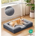 thumbnail image 4 of Cama ortopédica para perros, hecha para 4 mascotas, para perros grandes, con funda extraíble, 4 of 9