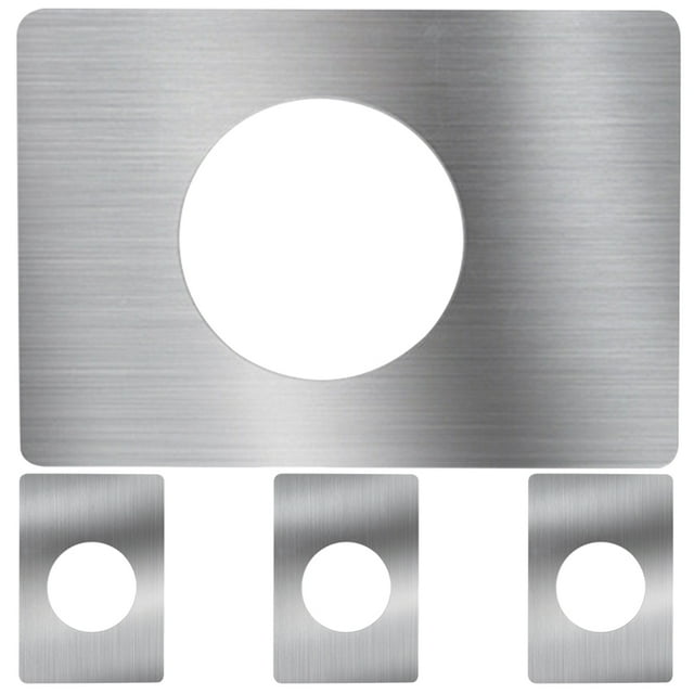 4pcs Door Reinforcement Plates Sturdy Door Knob Fixing Filler Deadbolt Cover Plates