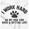 thumbnail image 2 of Give My Dog A Better Life Funny Pet Men's Graphic T Shirt Tees Brisco Brands L, 2 of 4