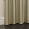 thumbnail image 2 of Mainstays Faux Silk Drapery Grommet Window Curtains Panel, 2 of 7