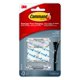 thumbnail image 1 of Command 17303CLR Decora sin daños, grande, paquete de 4, 8 organizadores de cables en total, 8 clips, transparente, 8 unidades, 1 of 1