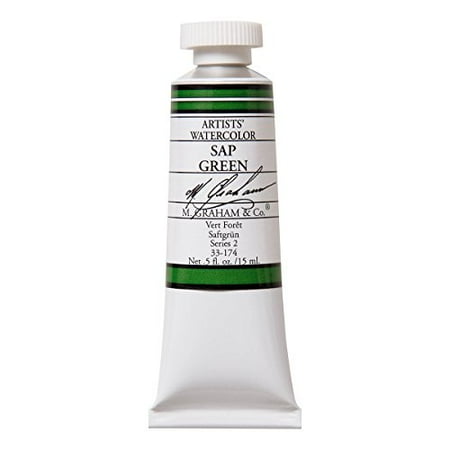 Green Watercolour - M.GRAHAM & CO. 33174 M GRAHAM SAP GREEN 15ML WATERCOLOR