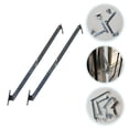 thumbnail image 1 of Silver Iron Lid Support Hinge for Connecting with Strong Supporting Force and Silent Operation Silver, 1 of 8